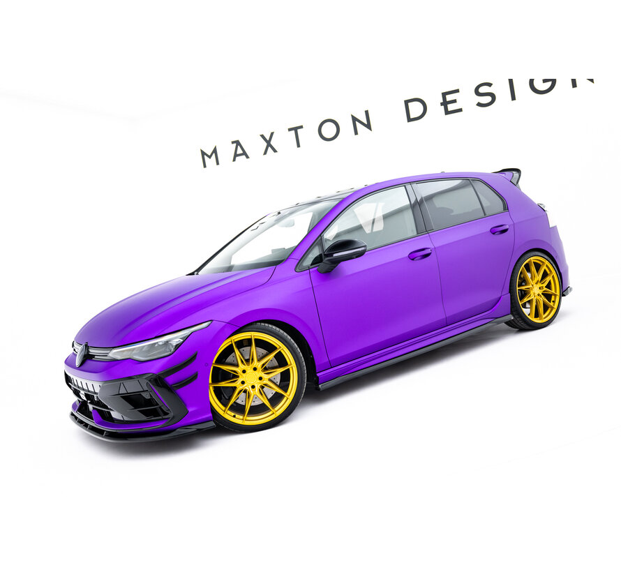 Maxton Design Side Skirts Diffusers V.5 Volkswagen Golf R Hatchback Mk8 / Mk8 Facelift