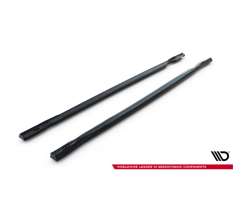 Maxton Design Side Skirts Diffusers V.5 Volkswagen Golf R Hatchback Mk8 / Mk8 Facelift