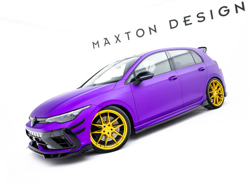 Maxton Design Maxton Design Set of Splitters V.1 Volkswagen Golf R Hatchback Mk8 Facelift