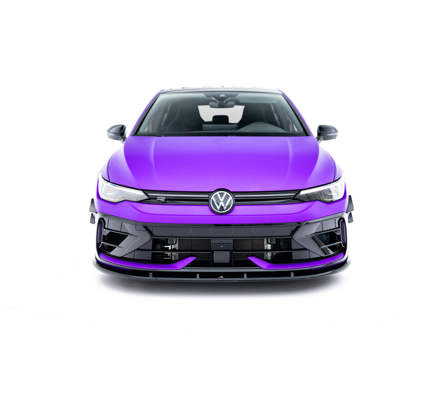 Maxton Design Set of Splitters V.2 Volkswagen Golf R Hatchback Mk8 Facelift