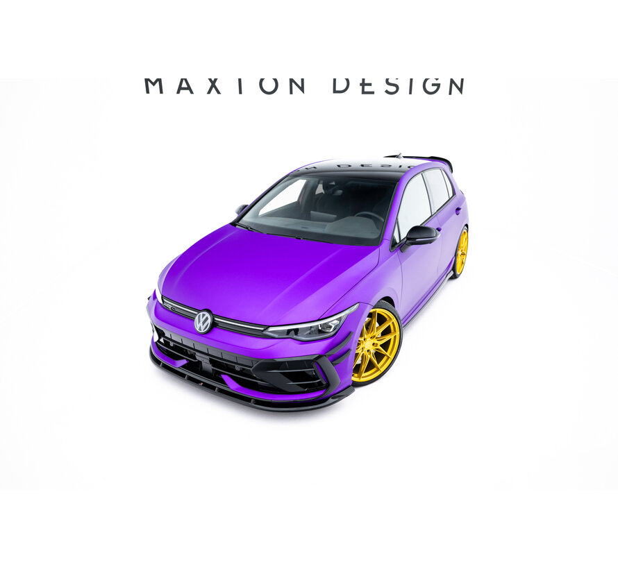 Maxton Design Set of Splitters V.2 Volkswagen Golf R Hatchback Mk8 Facelift