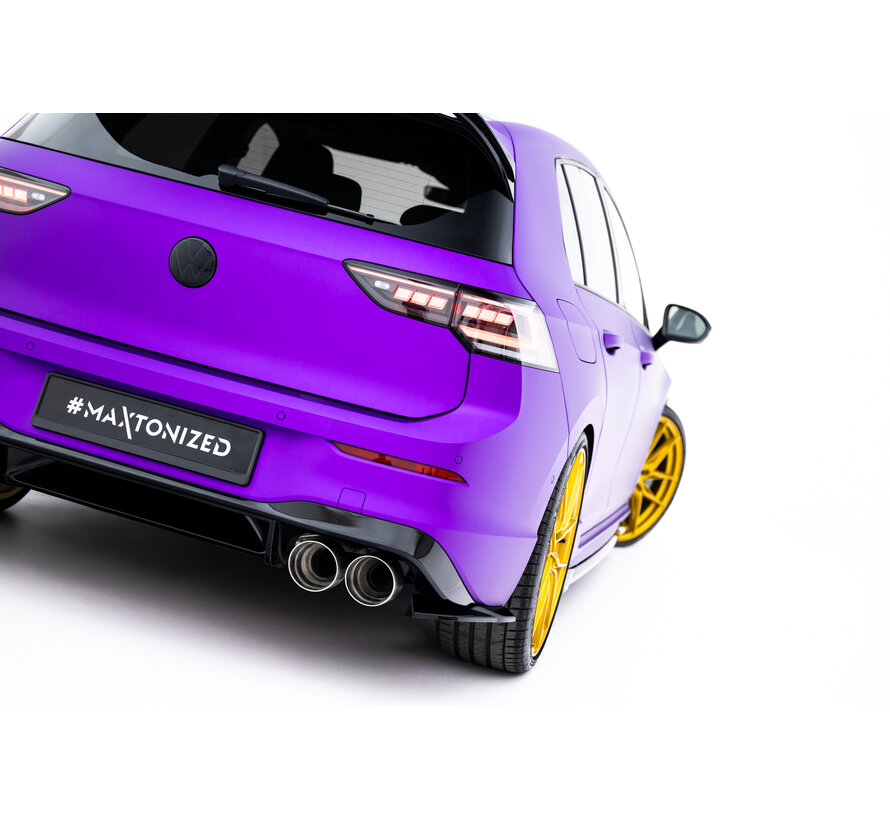 Maxton Design Set of Splitters V.2 Volkswagen Golf R Hatchback Mk8 Facelift