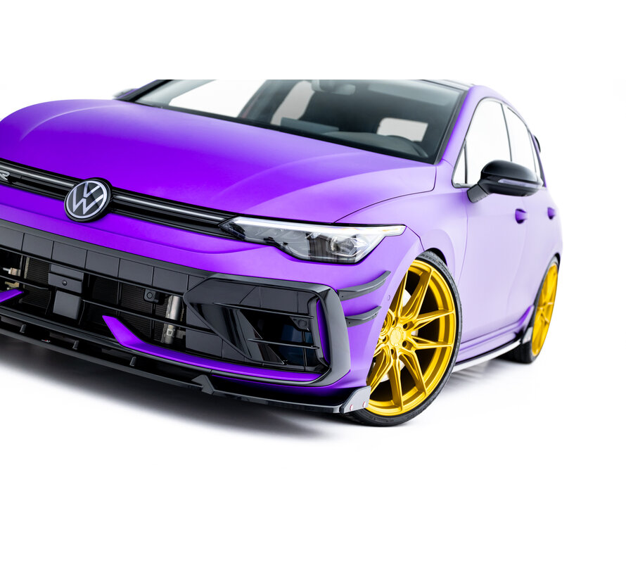 Maxton Design Set of Splitters V.4 Volkswagen Golf R Hatchback Mk8 Facelift