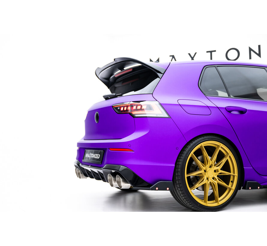 Maxton Design Set of Splitters V.4 Volkswagen Golf R Hatchback Mk8 Facelift