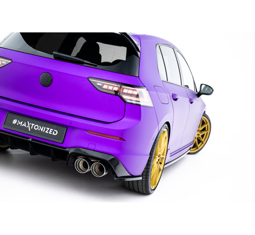 Maxton Design Rear Side Splitters V.3 for Volkswagen Golf R Hatchback Mk8 Facelift