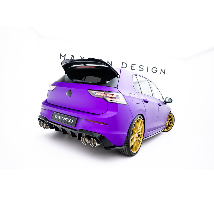 Maxton Design Rear Side Splitters V.3 for Volkswagen Golf R Hatchback Mk8 Facelift