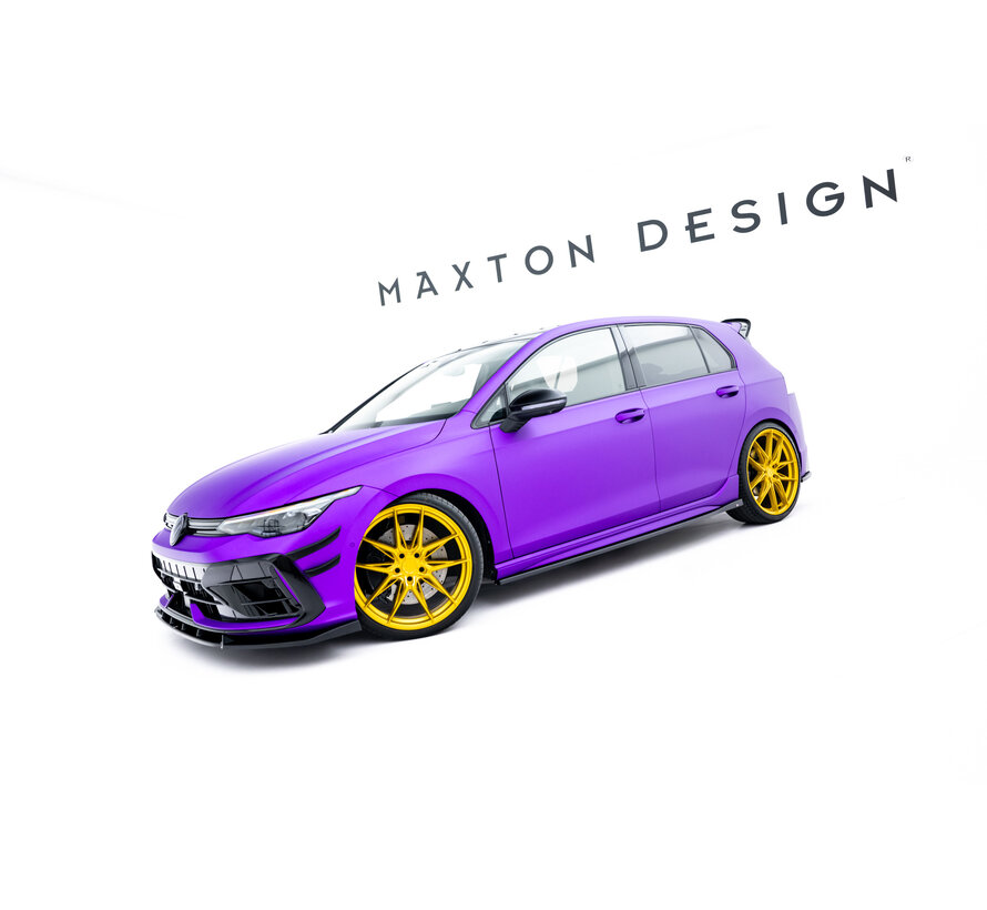 Maxton Design Set of Splitters V.5 Volkswagen Golf R Hatchback Mk8 Facelift