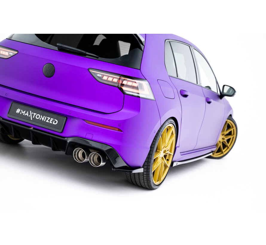 Maxton Design Set of Splitters V.5 Volkswagen Golf R Hatchback Mk8 Facelift