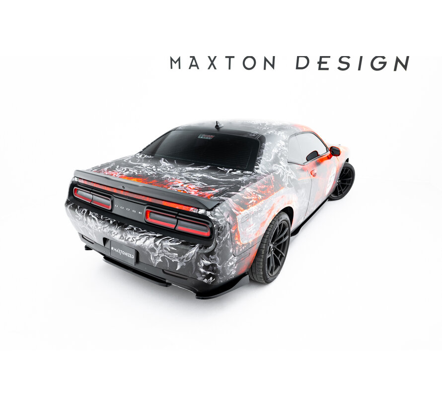 Maxton Design Rear Side Splitters Dodge Challenger GT Mk3 Facelift