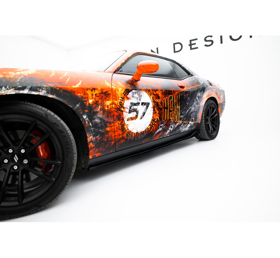 Maxton Design Side Skirts Diffusers Dodge Challenger GT Mk3 Facelift