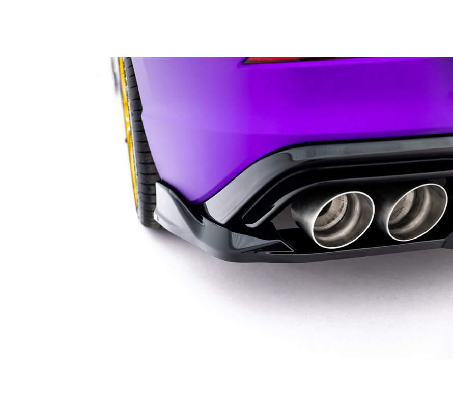 Maxton Design Rear Splitter (with vertical bars) V.1 Volkswagen Golf R Hatchback Mk8 / Mk8 Facelift