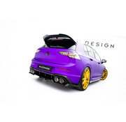 Maxton Design Maxton Design Rear Splitter (with vertical bars) V.2 Volkswagen Golf R Hatchback Mk8 / Mk8 Facelift
