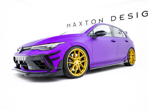 Maxton Design Maxton Design Set of Splitters V.6 Volkswagen Golf R Hatchback Mk8 Facelift
