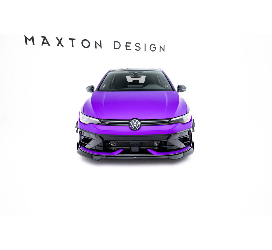 Maxton Design Set of Splitters V.6 Volkswagen Golf R Hatchback Mk8 Facelift