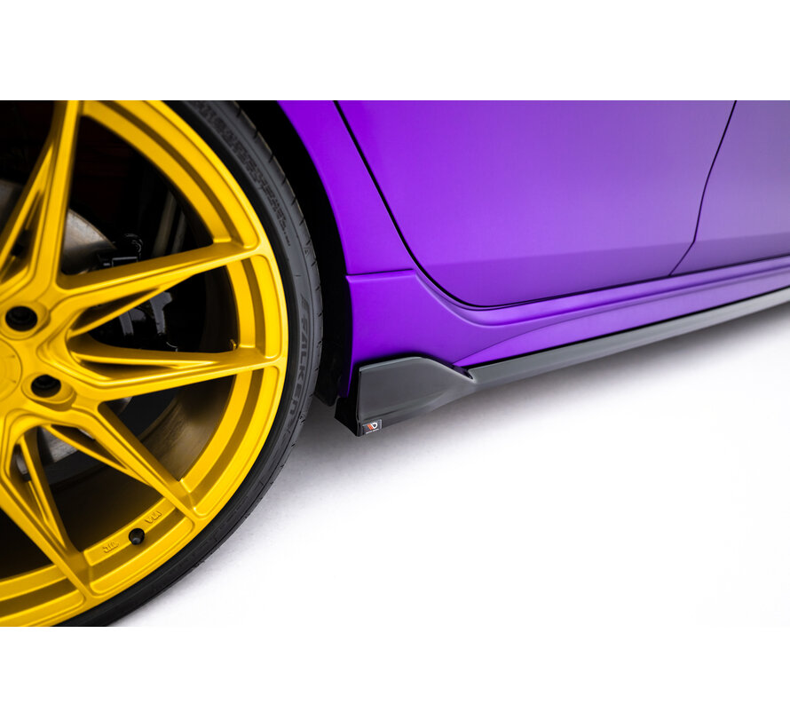 Maxton Design Set of Splitters V.6 Volkswagen Golf R Hatchback Mk8 Facelift