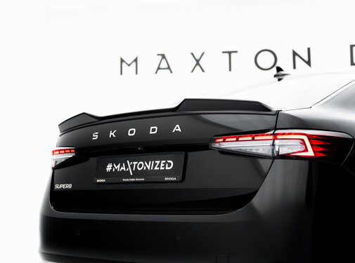 Maxton Design Maxton Design Spoiler Cap 3D Skoda Superb Sedan Mk4