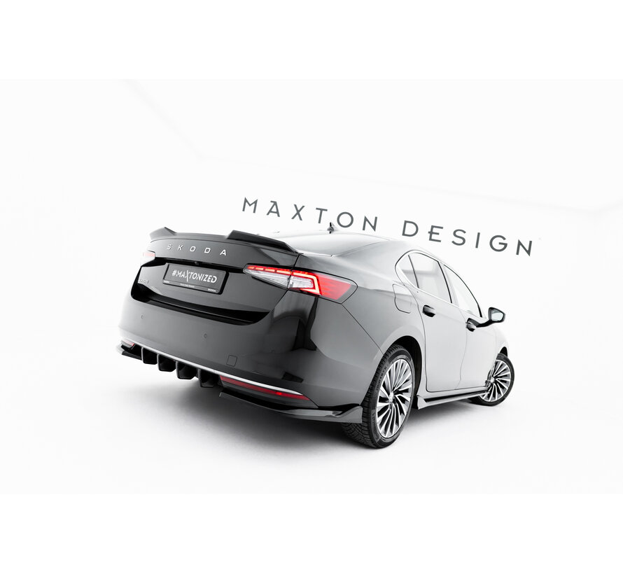 Maxton Design Spoiler Cap 3D Skoda Superb Sedan Mk4