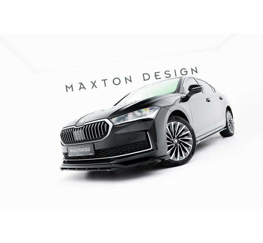 Maxton Design Front Splitter V.1 Skoda Superb Mk4