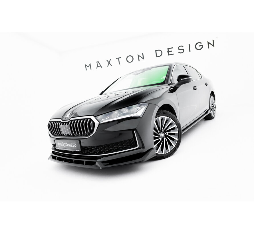Maxton Design Front Splitter V.2 Skoda Superb Mk4