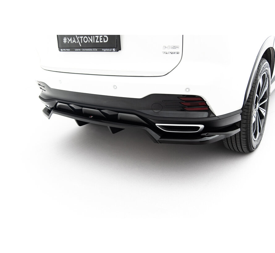 Maxton Design Rear Splitter (with vertical bars) MG HS Mk2