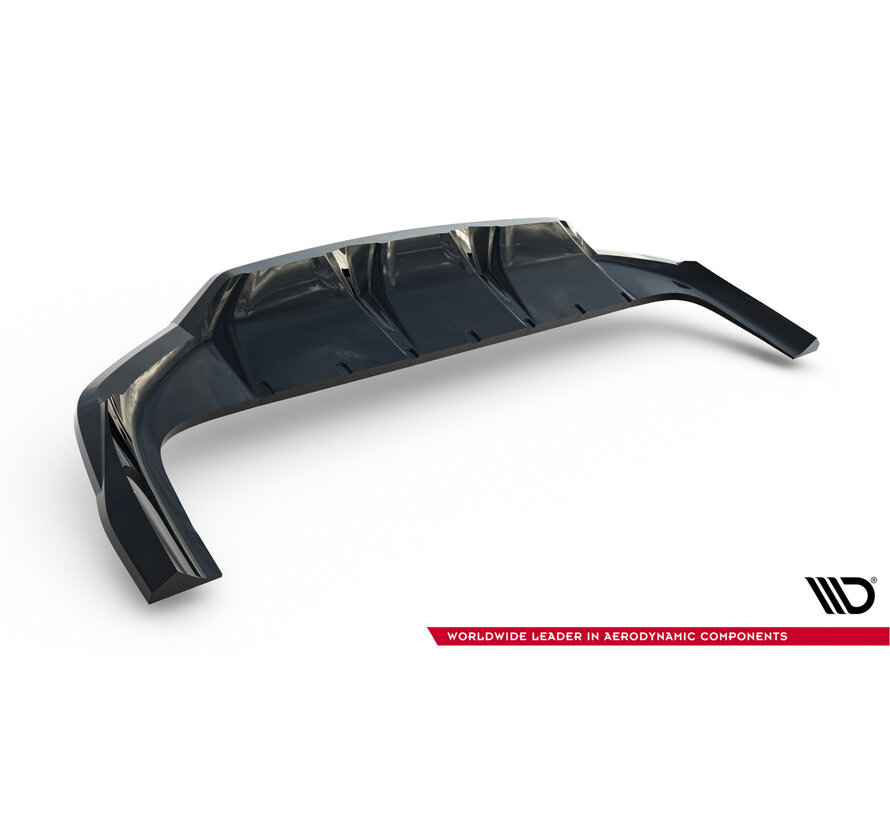 Maxton Design Rear Splitter (with vertical bars) MG HS Mk2