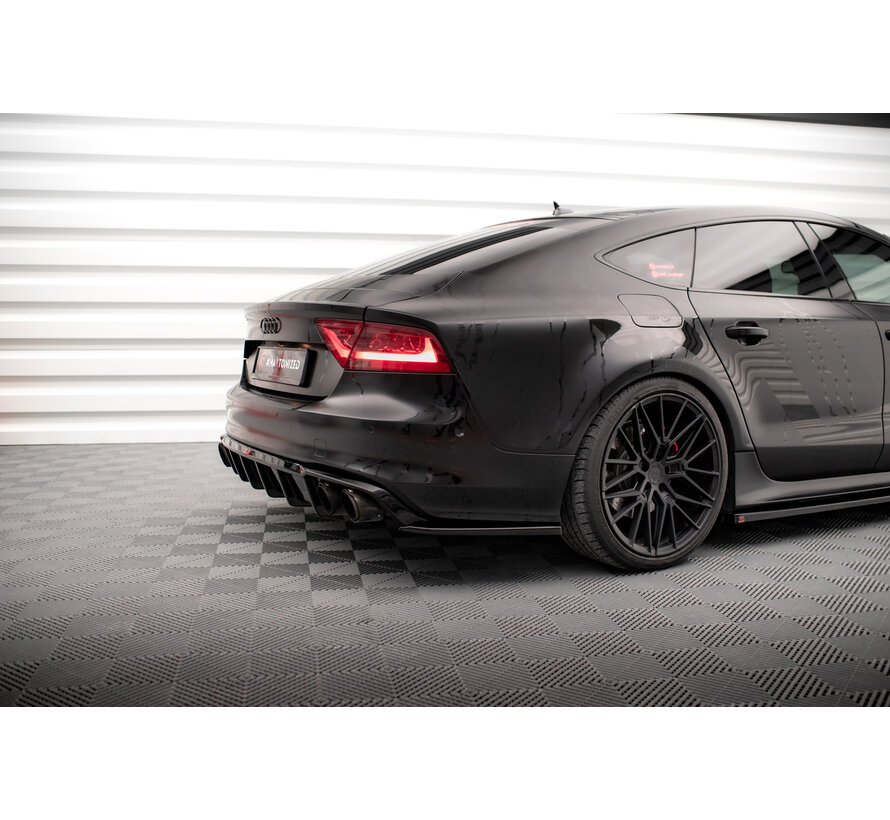 Maxton Design Rear Side Splitters Audi A7 S-Line / S7 C7