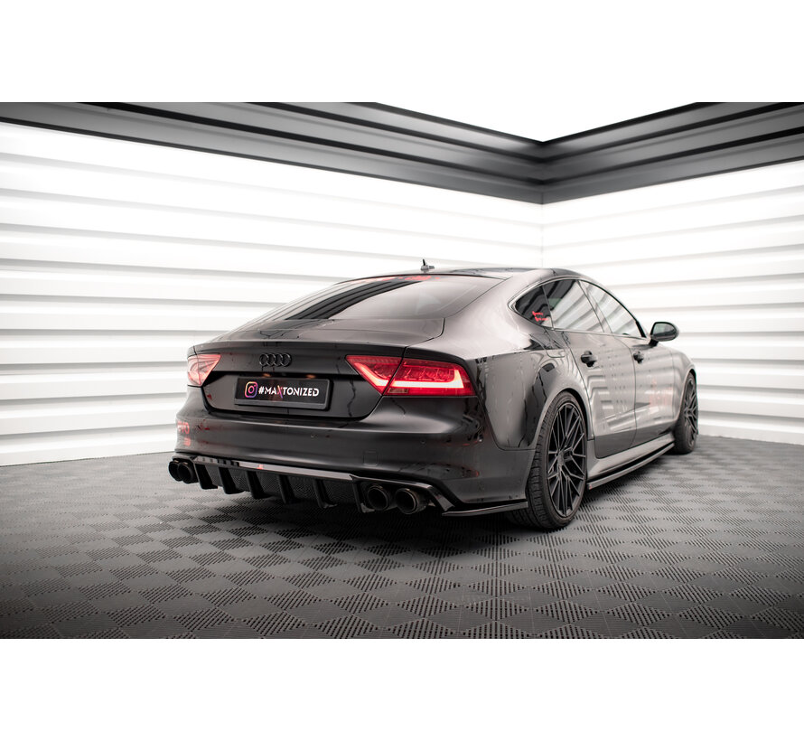 Maxton Design Rear Side Splitters Audi A7 S-Line / S7 C7