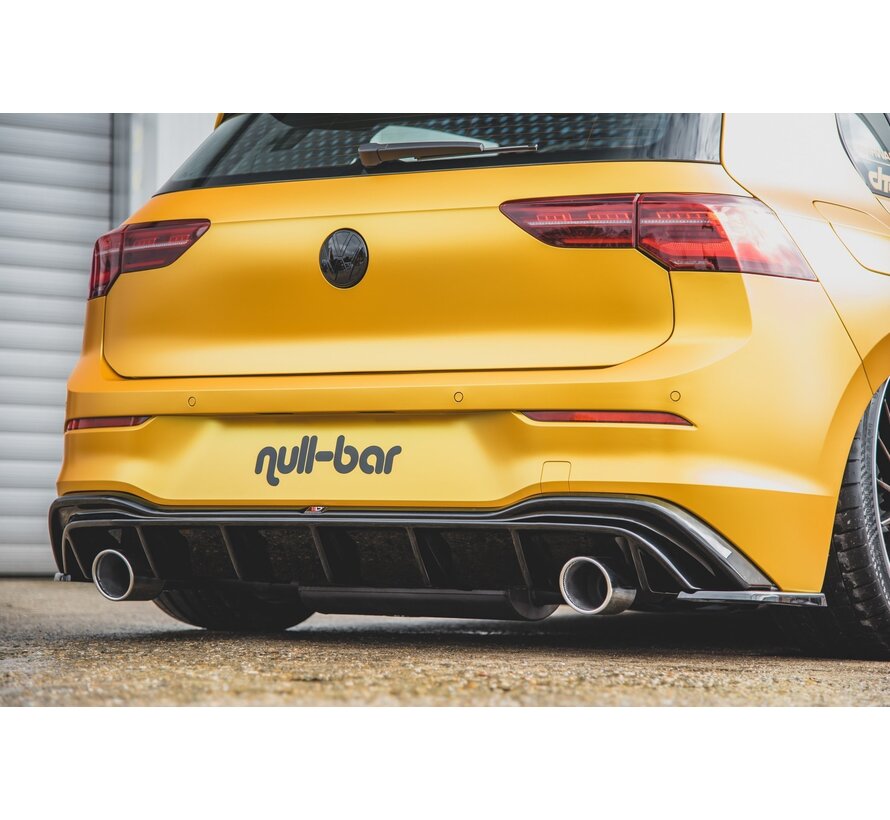 Maxton Design Rear Valance (GTI LOOK) with Exhaust Volkswagen Golf Mk8
