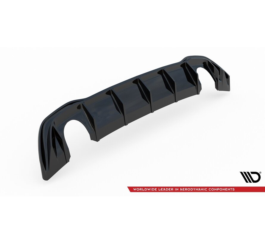 Maxton Design Rear Valance (GTI LOOK) with Exhaust Volkswagen Golf Mk8