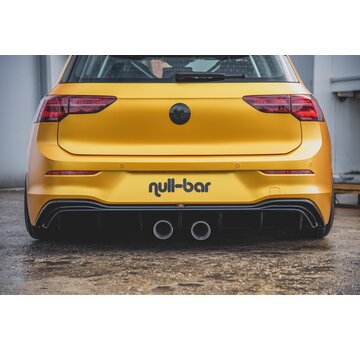 Maxton Design Maxton Design Rear Valance (R32 LOOK) with Exhaust Volkswagen Golf Mk8