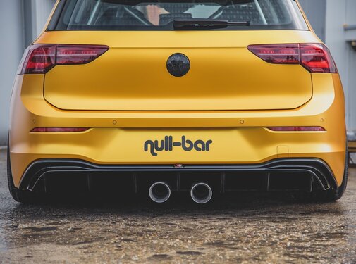 Maxton Design Maxton Design Rear Valance (R32 LOOK) with Exhaust Volkswagen Golf Mk8