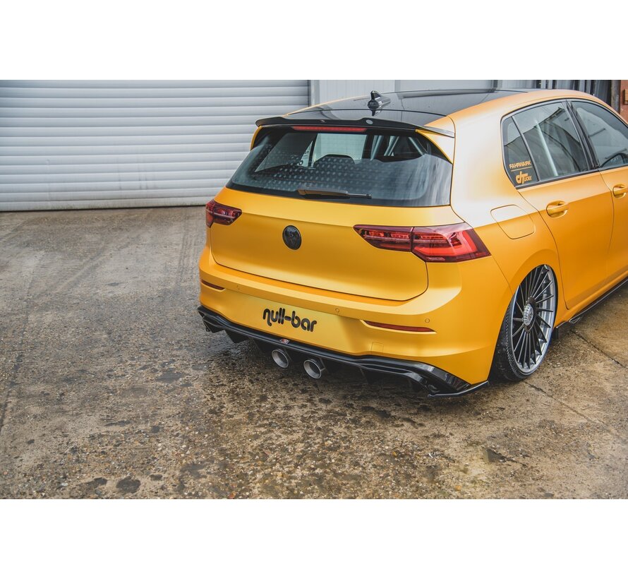 Maxton Design Rear Valance (R32 LOOK) with Exhaust Volkswagen Golf Mk8