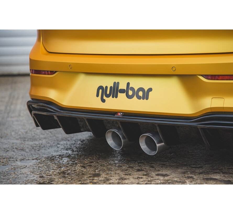 Maxton Design Rear Valance (R32 LOOK) with Exhaust Volkswagen Golf Mk8