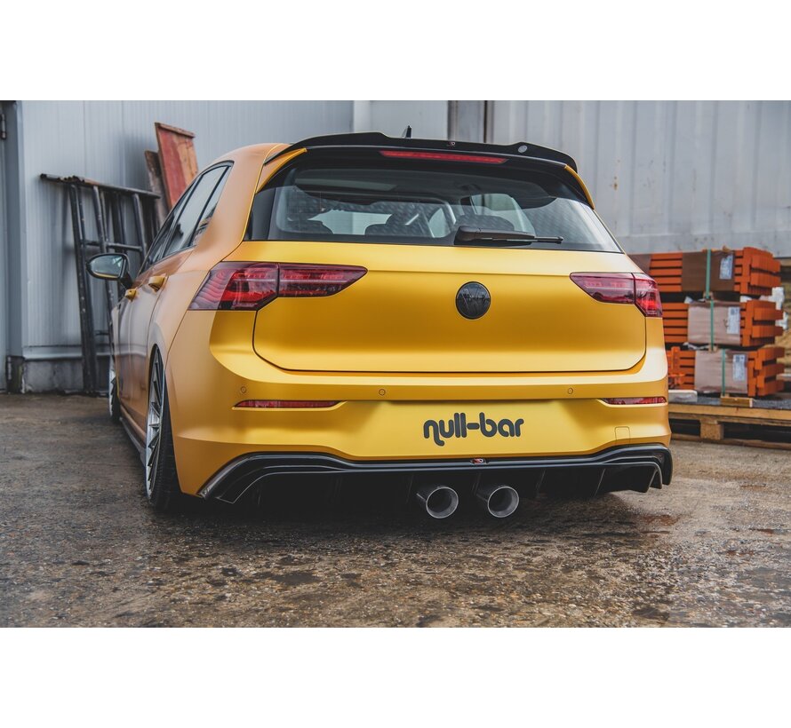 Maxton Design Rear Valance (R32 LOOK) with Exhaust Volkswagen Golf Mk8