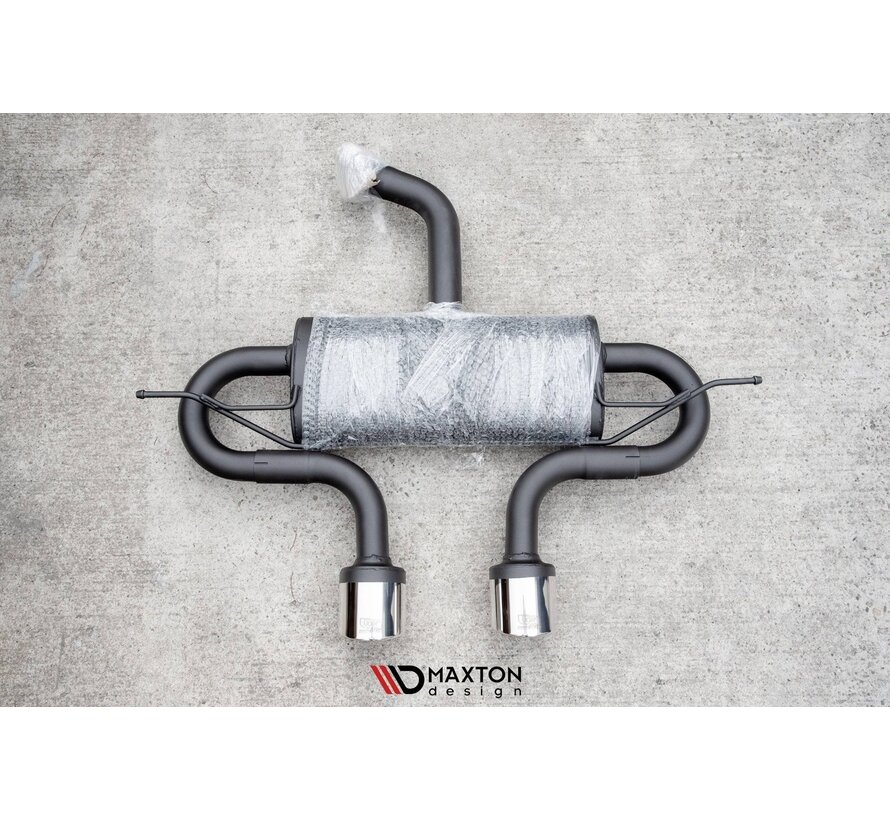Maxton Design Rear Valance (R32 LOOK) with Exhaust Volkswagen Golf Mk8