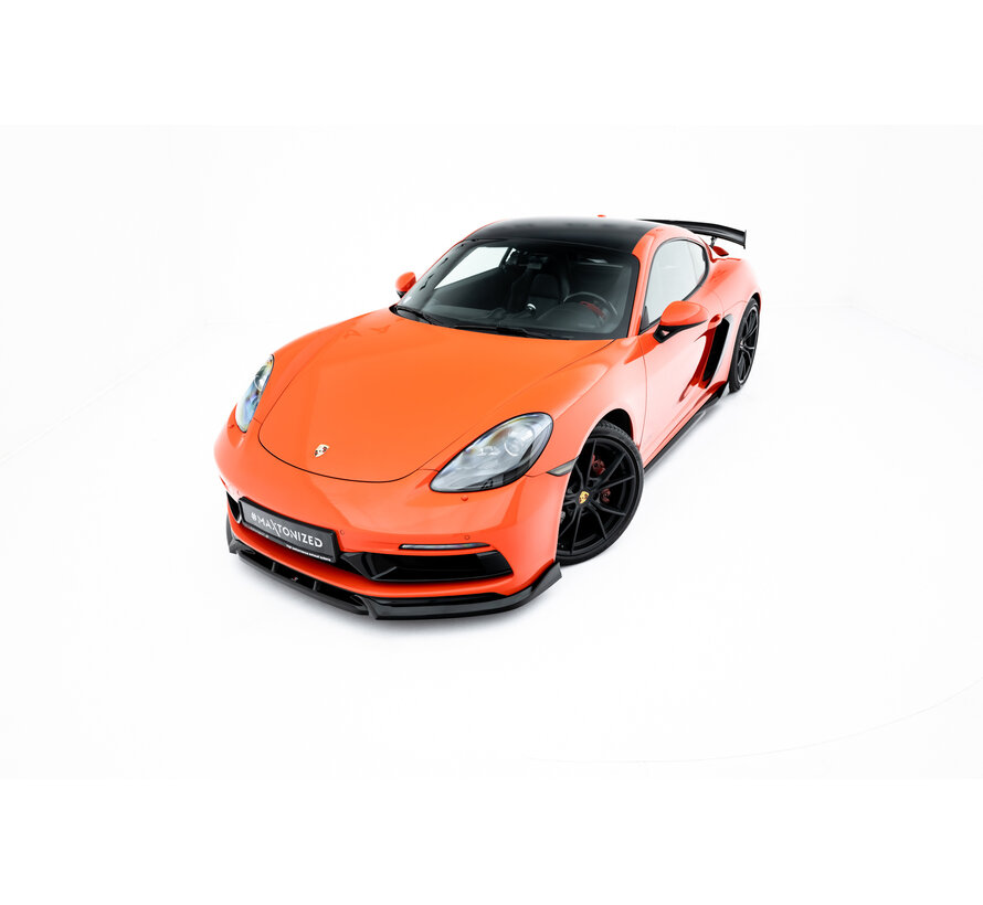 Maxton Design Front Splitter  V.3 Porsche 718 Cayman GTS 982c