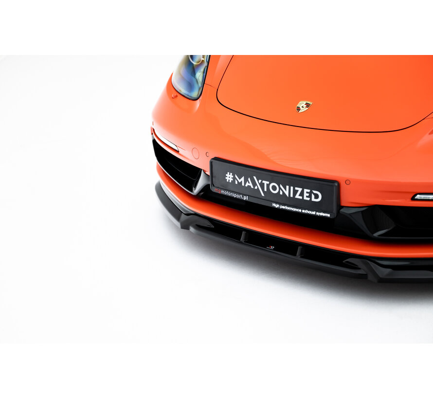 Maxton Design Front Splitter  V.3 Porsche 718 Cayman GTS 982c