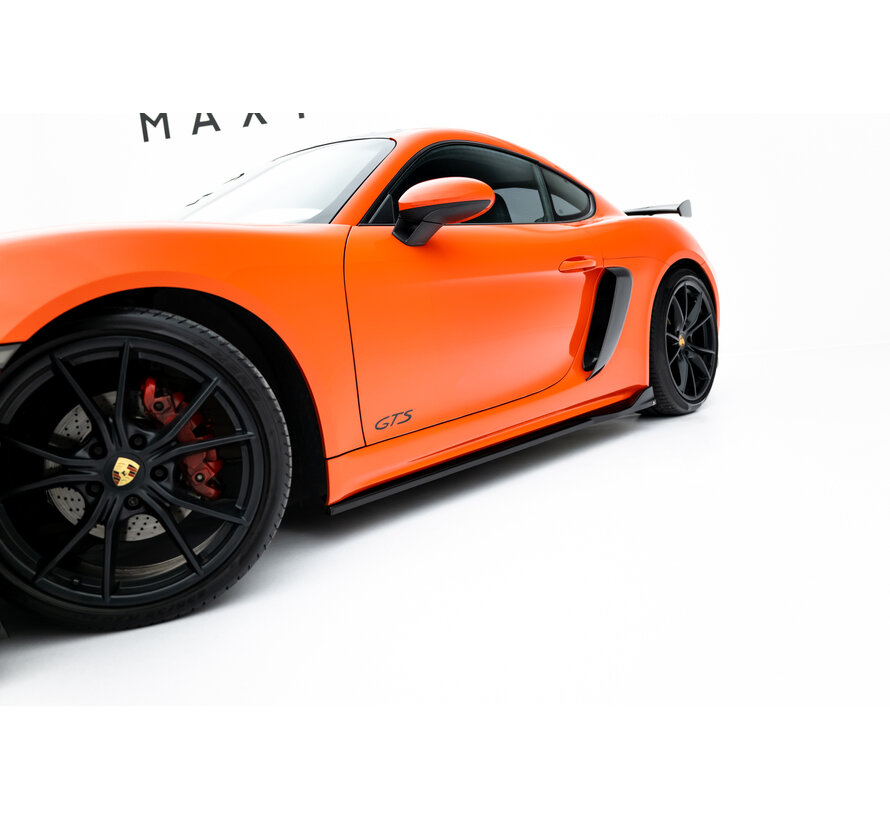 Maxton Design Side Skirts Diffusers V.2 Porsche 718 Cayman GTS 982c