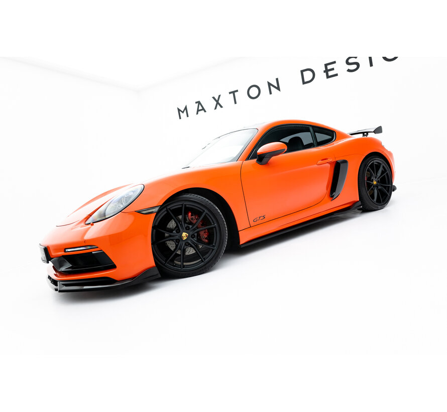 Maxton Design Side Skirts Diffusers V.2 Porsche 718 Cayman GTS 982c