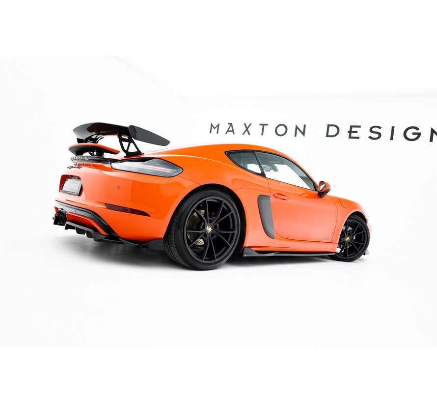 Maxton Design Set of Splitters Porsche 718 Cayman GTS 982c