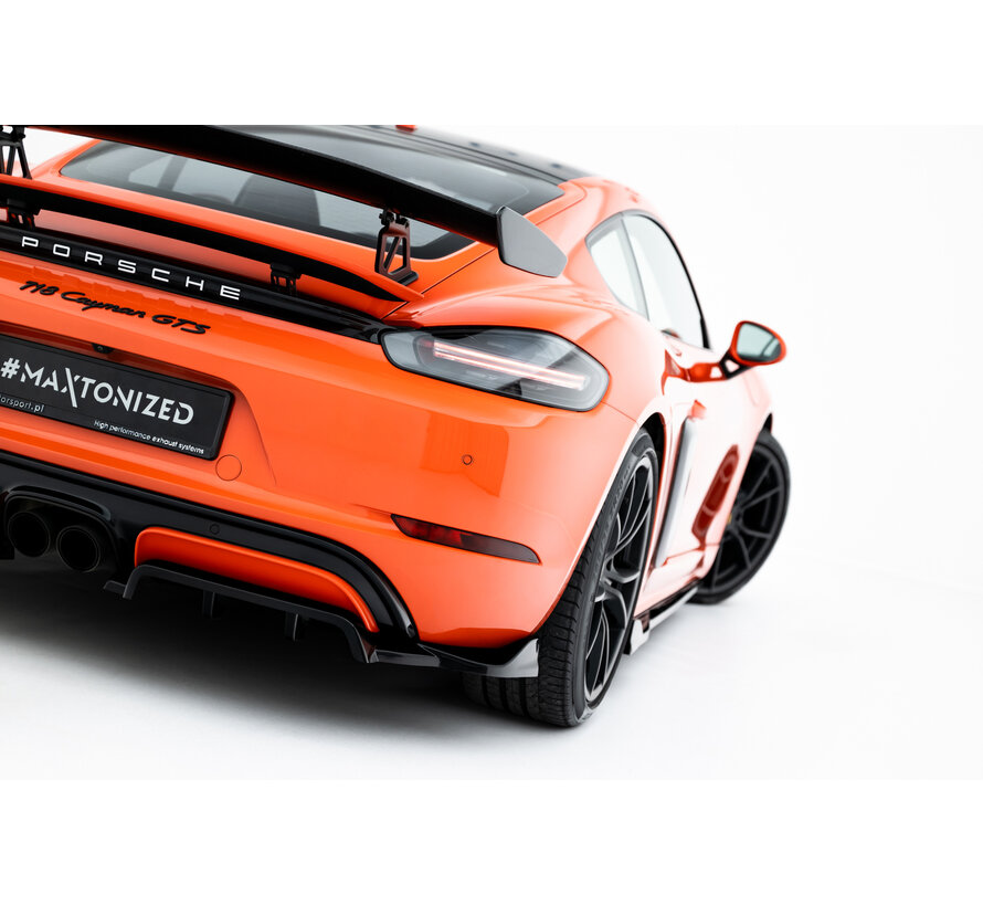 Maxton Design Set of Splitters Porsche 718 Cayman GTS 982c