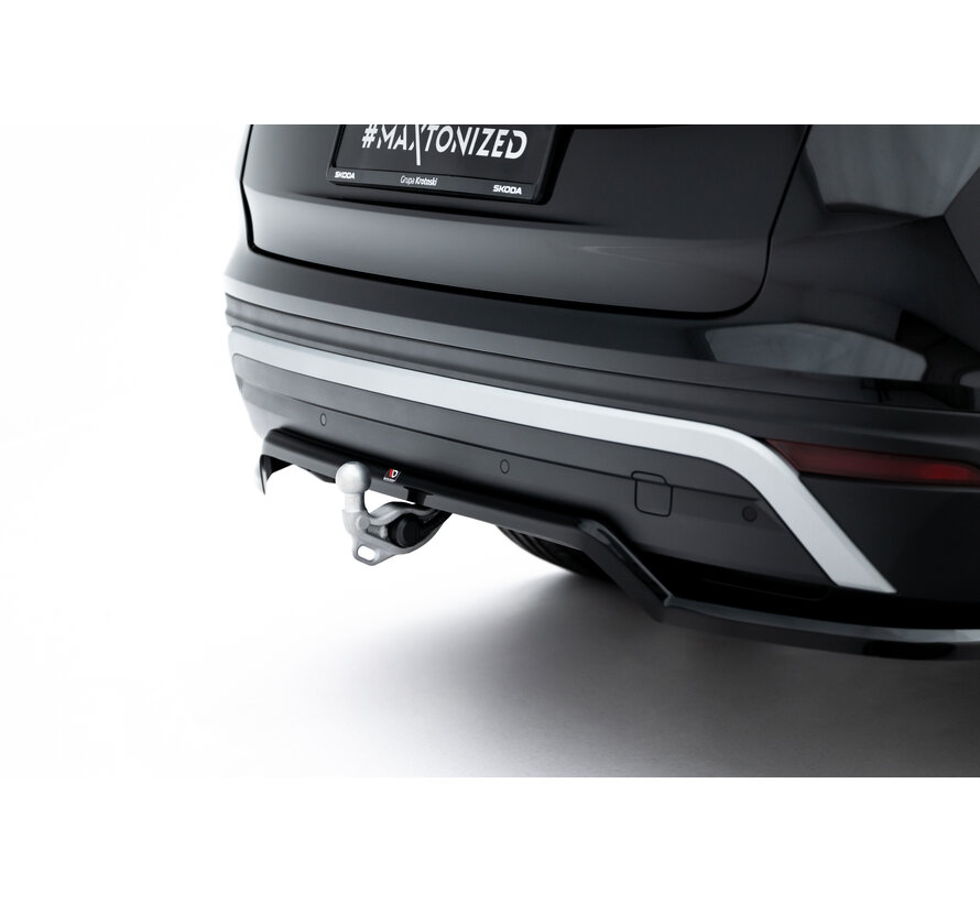 Maxton Design Rear Splitter (with vertical bars) Skoda Kodiaq Mk2
