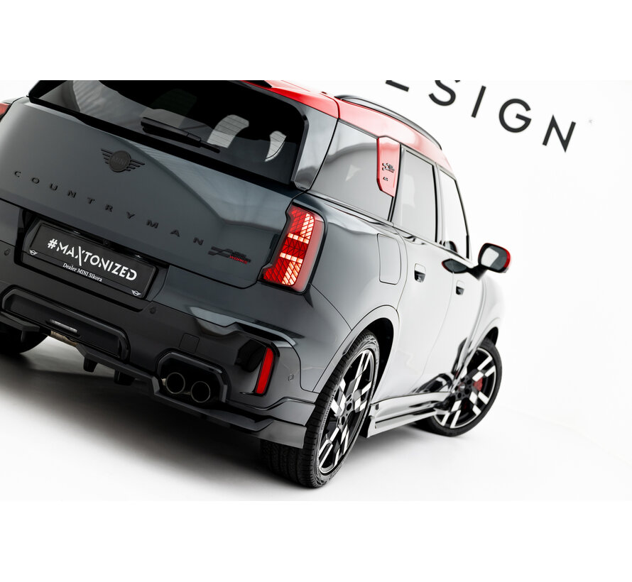 Maxton Design Rear Splitter (with vertical bars) Mini Countryman JCW U25