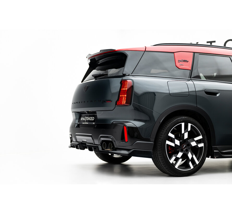 Maxton Design Rear Splitter (with vertical bars) Mini Countryman JCW U25