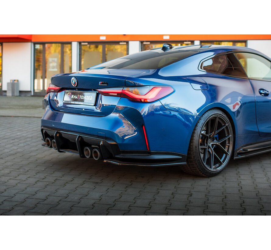Maxton Design Rear Side Splitters V.2 BMW M4 G82 / G82 Facelift