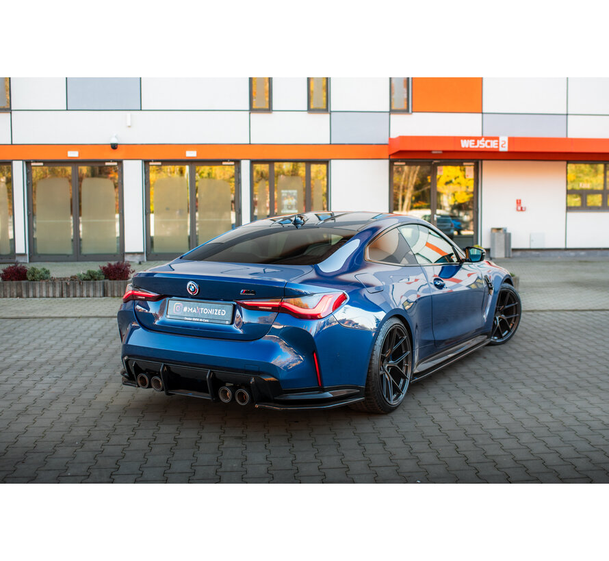 Maxton Design Rear Side Splitters V.2 BMW M4 G82 / G82 Facelift