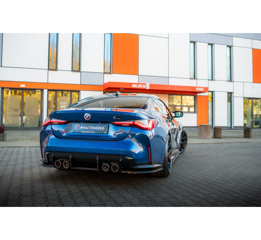 Maxton Design Rear Side Splitters V.2 BMW M4 G82 / G82 Facelift