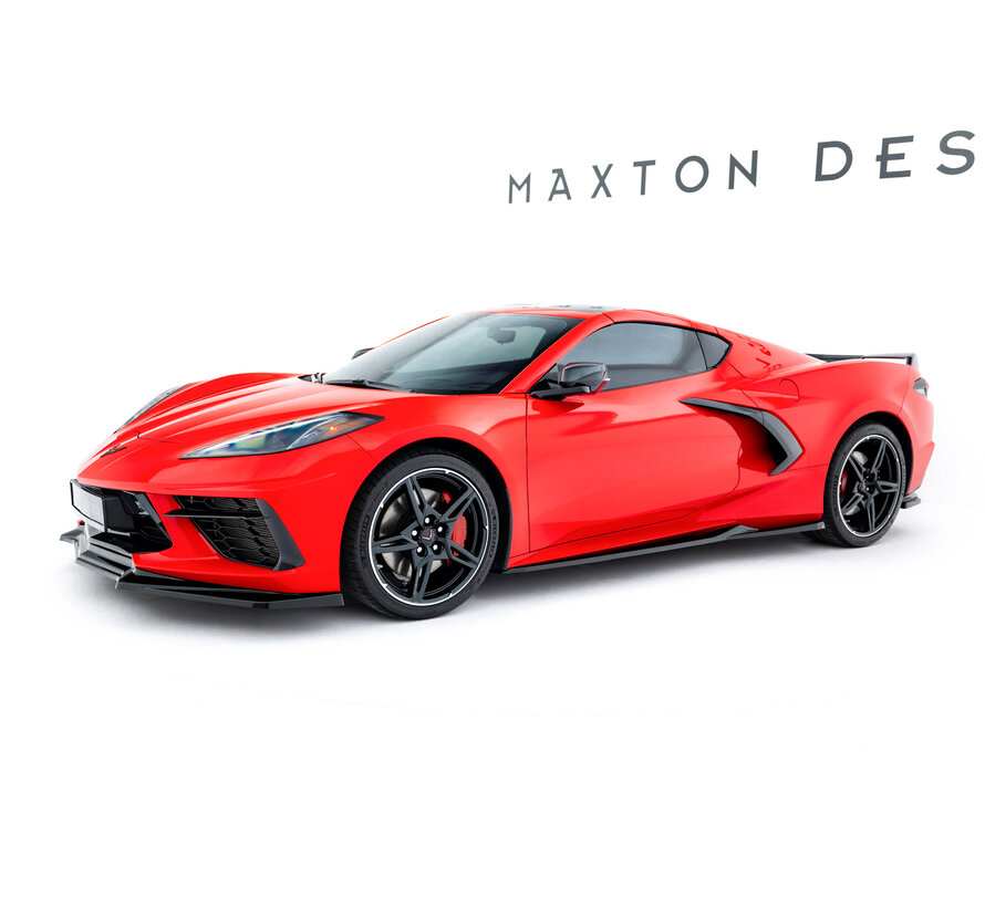 Maxton Design Set of Splitters Chevrolet Corvette C8