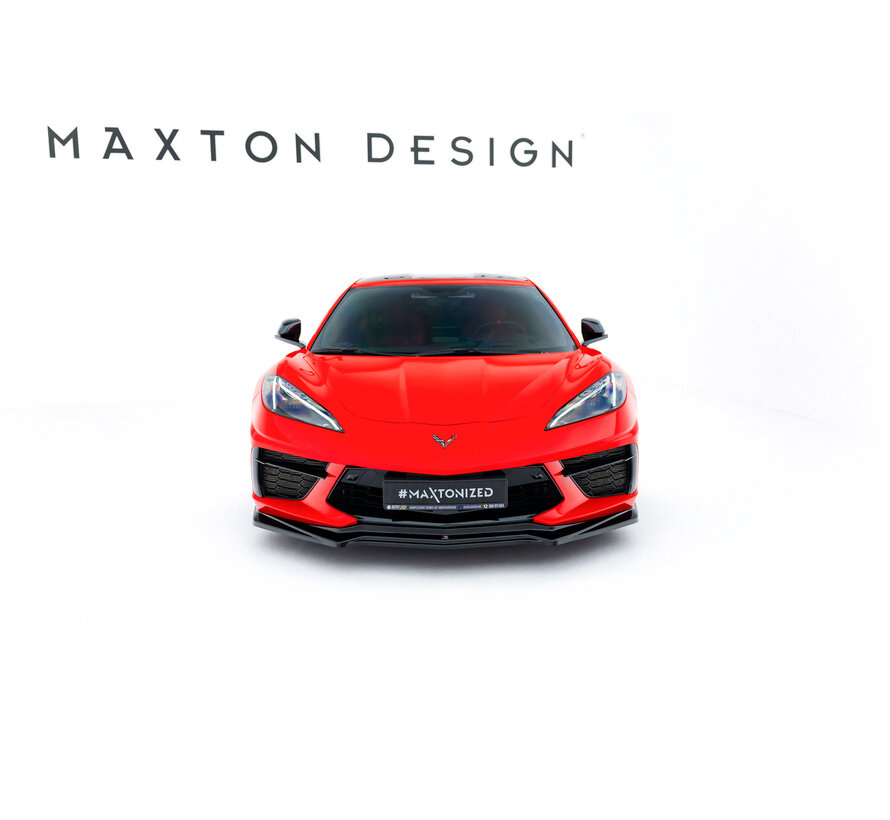 Maxton Design Set of Splitters Chevrolet Corvette C8