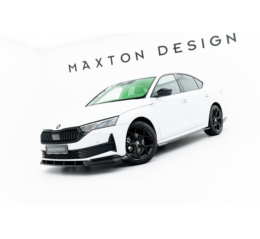 Maxton Design Side Skirts Diffusers Skoda Octavia Sportline Liftback / Combi Mk4 Facelift